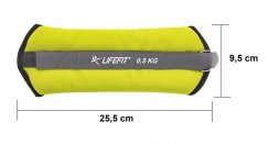 Neoprenová zátěž LIFEFIT® ANKLE/WRIST WEIGHTS 2 x 0,5kg