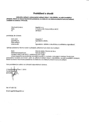 Signalizátor záběru Suretti® Magneto T