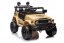 Dětské elektrické auto Toyota FJ Cruiser hnědožlutá/khaki
