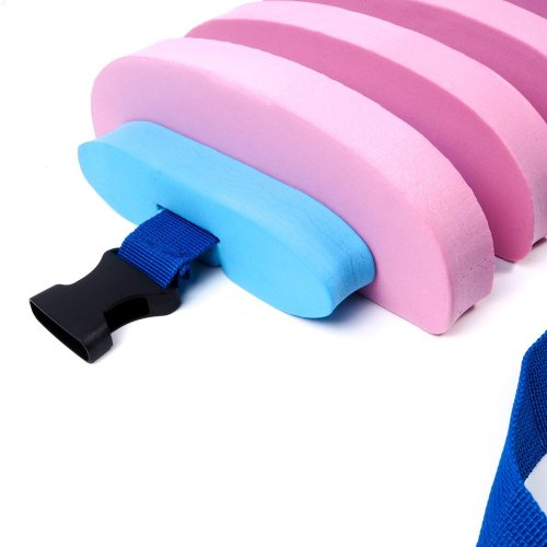 Plavecký pás EVA, 13 dílků, růžovo-modrý