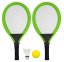Líný tenis RULYT® set zelený - rakety, míček, košík