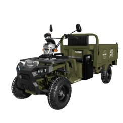 Nákladní čtyřkolový vozík RACCEWAY® RANGER, zelený