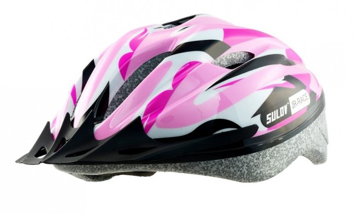 Dětská cyklo helma SULOV® JR-RACE-G, růžová