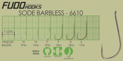 Rybářský háček Fudo Hooks Sode Brl vel. 6(bal.17ks)