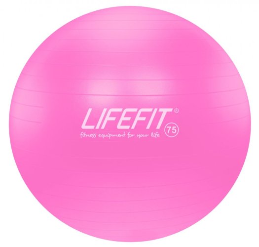 Gymnastický míč LIFEFIT® ANTI-BURST 75 cm, růžový