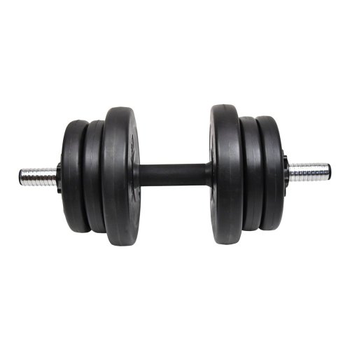Činka nakládací LIFEFIT® jednoruční 10,5 kg, vinyl-cement, 30mm tyč/6x kotouč