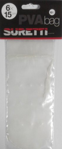 PVA materiál Suretti PVA sáček děrovaný 60 / 150 mm