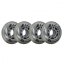 Set koleček pro In-line PU82A, vel. 72x24, 4ks