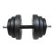 Činka nakládací LIFEFIT® jednoruční 18 kg, vinyl-cement, 30mm tyč/6x kotouč