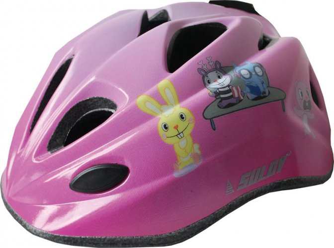 Dětská cyklo helma SULOV® GUAR, růžová - Helma velikost: S