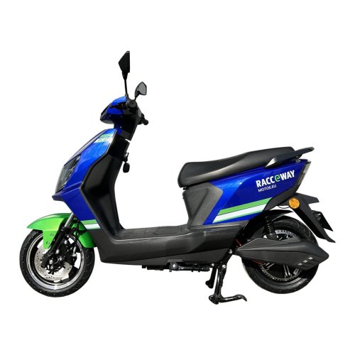 Elektroskútr RACCEWAY® RC45, modro-zelený