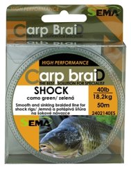 Pletená šňůra Sema Shock camo 40 lbs / 18,2