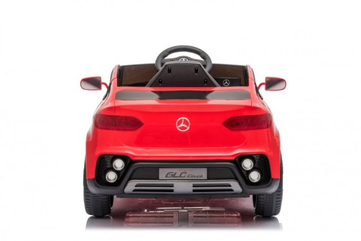Dětské elektrické auto Mercedes GLC coupé červená/red