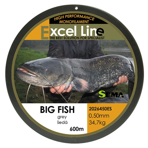 Rybářský vlasec Sema Big Fish 600 m průměr 0,50 mm / 34,7 kg