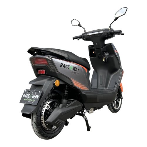 Elektroskútr RACCEWAY® RC45, šedo-oranžový
