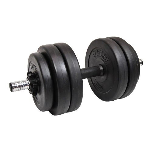 Činka nakládací LIFEFIT® jednoruční 13 kg, vinyl-cement, 30mm tyč/6x kotouč