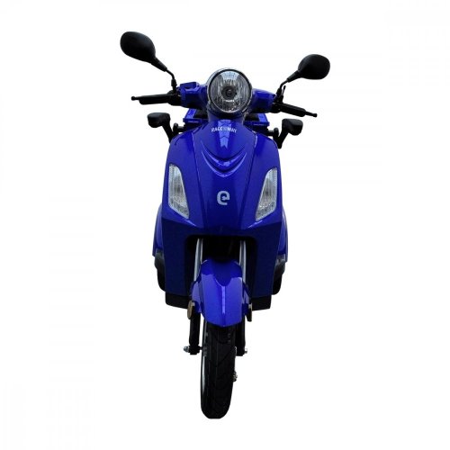 Elektrický tříkolový vozík RACCEWAY® VIA-MS09, modrý lesklý