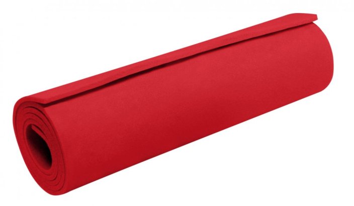 Karimatka 180x50x0,8 cm - jednovrstvá PE, mix barev