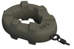Rybářské olovo Suretti Grippen s očkem a obratlíkem 70 g