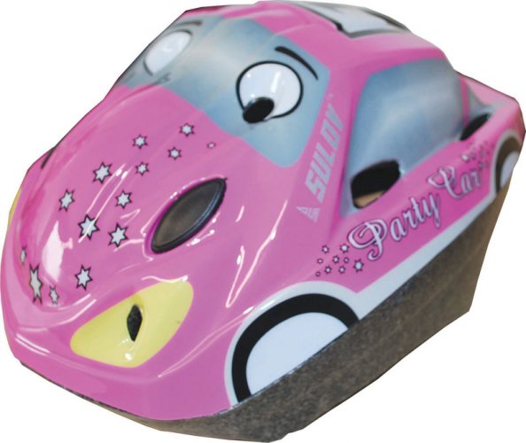 Dětská cyklo helma SULOV® CAR, růžová - Helma velikost: M