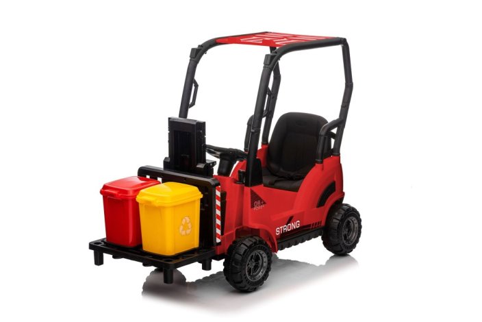 Dětský elektrický vysokozdvižný vozík Eljet červená, Li-Ion