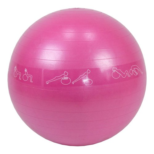 Gymnastický míč LIFEFIT® ANTI-BURST 55 cm, bordó