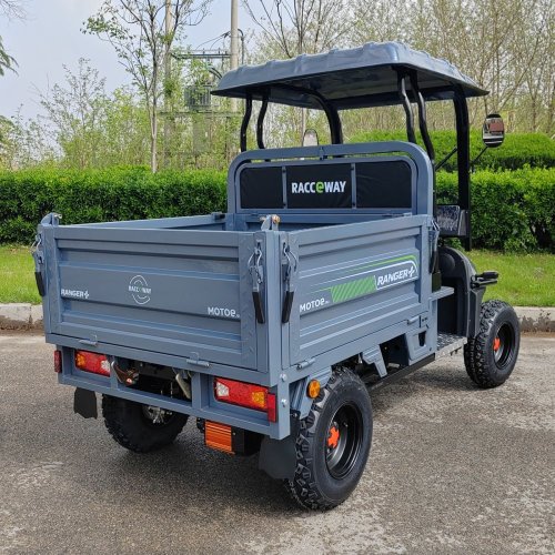 Nákladní čtyřkolový vozík RACCEWAY® RANGER PLUS, šedý