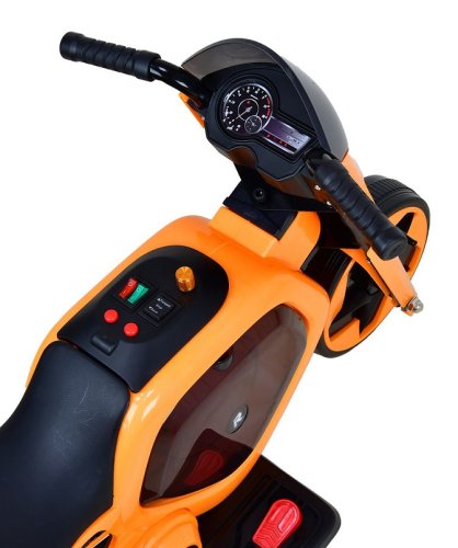 Elektrická dětská trojkolka RACCEWAY®, oranžová