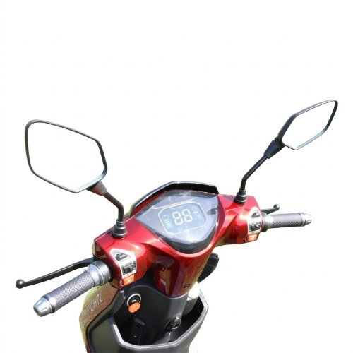 Elektroskútr RACCEWAY® E-FICHTL®, červený-lesklý s baterií 20Ah