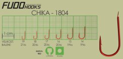 Rybářský háček Fudo Hooks Chika vel. 17(bal.20ks)