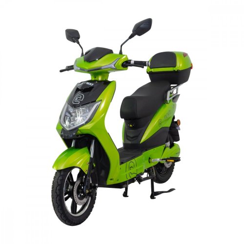 Elektroskútr RACCEWAY® E-FICHTL®, sv.zelený-metalický, bez baterie