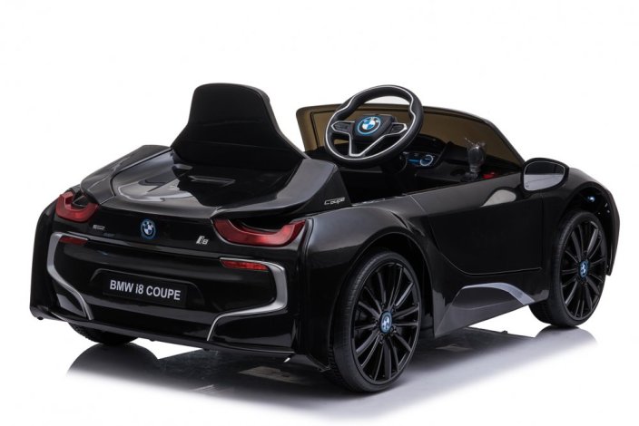 Dětské elektrické auto BMW i8 Coupe černá/black