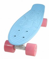 Penny board 22" SULOV® PASTEL modro-ružový
