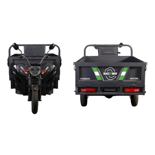 Nákladní tříkolový vozík RACCEWAY® FARMÁŘ, černý