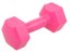 Vinylová činka LIFEFIT® 1 x 1 kg, růžová