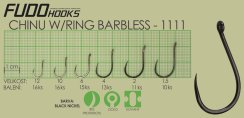 Rybářský háček Fudo Hooks ChinuRing Brl vel. 5(bal.14ks)