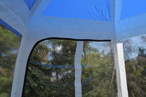 Zastřešení bazénu do prům. 3,66m, modro-bílé