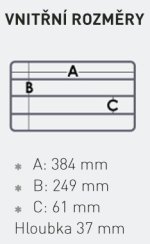 Rybářská krabička, box nebo kufr Versus VS 3045 černý