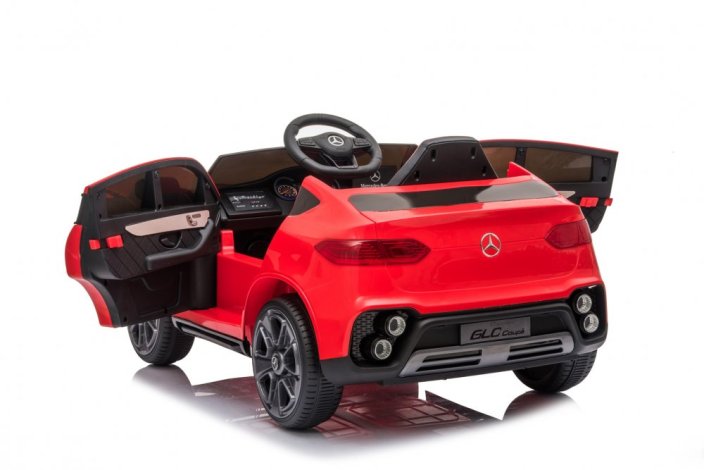 Dětské elektrické auto Mercedes GLC coupé červená/red
