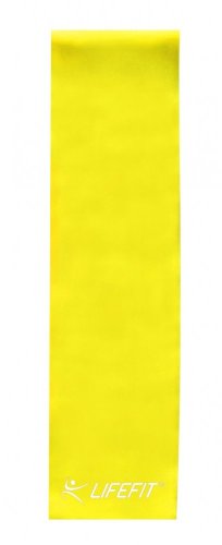 Posilovací guma LIFEFIT® FLEXBAND 0,45, žlutá