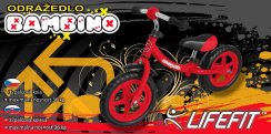 Odrážedlo LIFEFIT® BAMBINO 12", červené