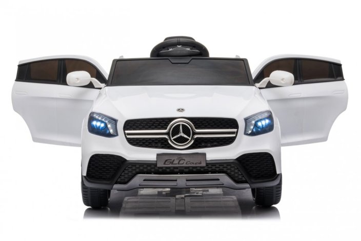 Dětské elektrické auto Mercedes GLC coupé bílá/white