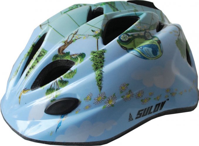 Dětská cyklo helma SULOV® GUAR, modrá - Helma velikost: M