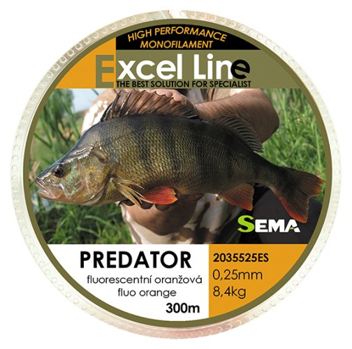 Rybářský vlasec Sema Predator 300 m průměr 0,30 mm / 11,9 kg
