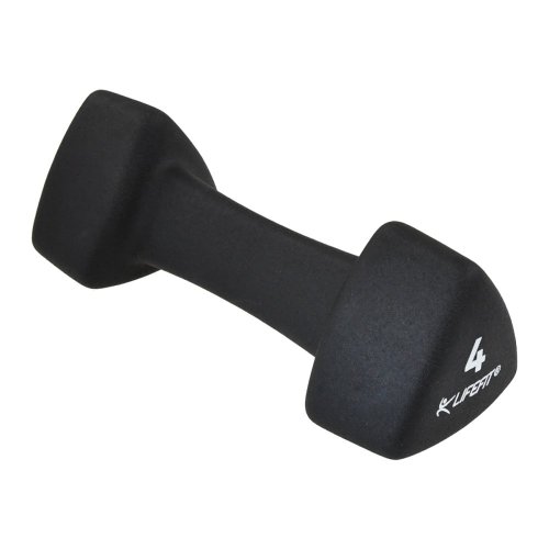 Neoprenová činka LIFEFIT® TRIANGLE 1 x 4,0 kg, černá