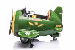 Dětské elektrické vozítko letadlo Eljet zelená