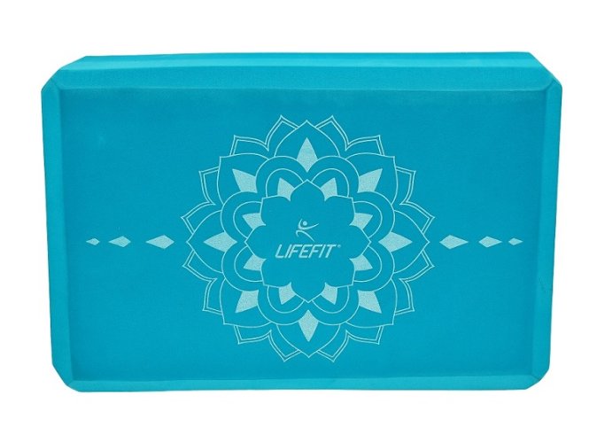 JOGA BLOK LIFEFIT® BOGA, tyrkysová