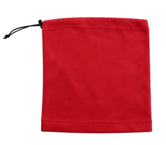 Multifunkční šátek 2v1 Fleece, červený