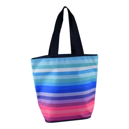 Chladící taška plážová, 20l, pruhovaná