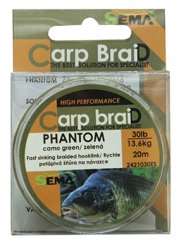 Pletená šňůra Sema Phantom 20 m 30 lbs / 13,6 kg